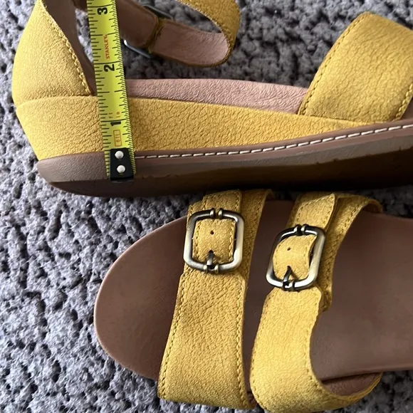 Dansko Yellow Wedge Shoes