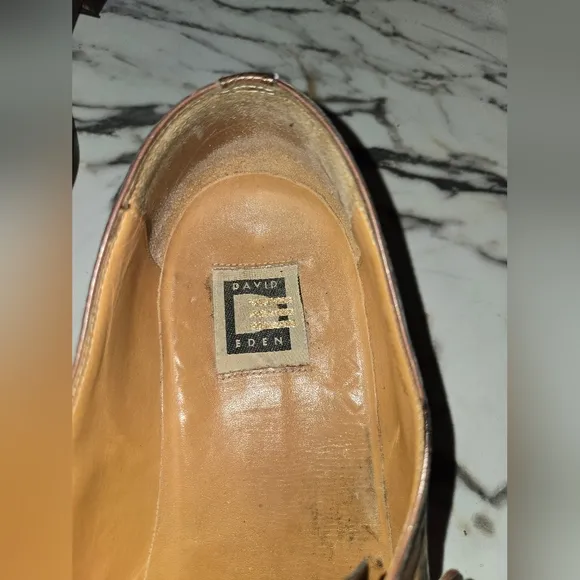 David Eden  Ostrich Mens Shoes Size  12, Rtls For $650.00 Asking $150.00