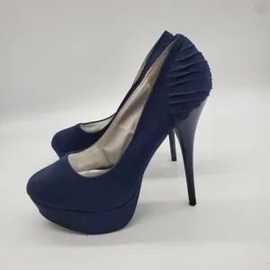 Deb Stiletto Heel Pumps Women's 7 Navy Blue