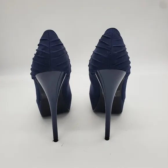Deb Stiletto Heel Pumps Women's 7 Navy Blue