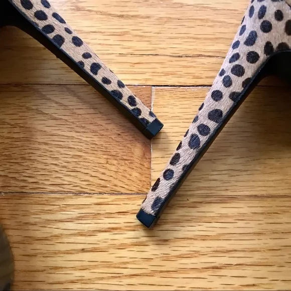 Diane Von Furstenberg Haircalf Leopard Heels