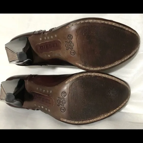 Diesel brown pumps shoes