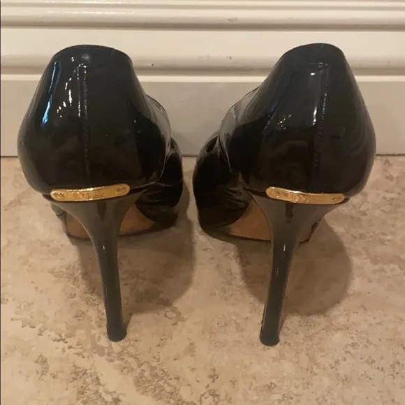 Dior Black Miss Patent Leather Pumps US 6.5