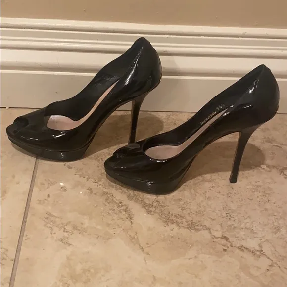 Dior Black Miss Patent Leather Pumps US 6.5