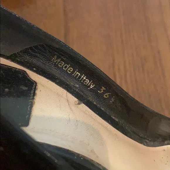 Dior Black Miss Patent Leather Pumps US 6.5