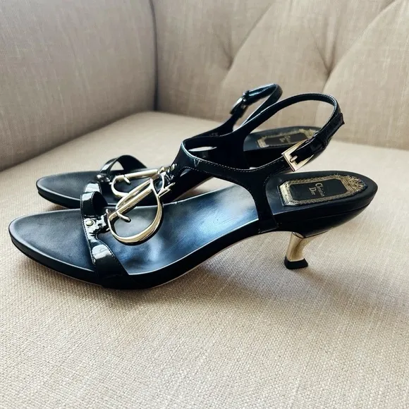 ❤️Dior CD Kitten Heel Sandals❤️