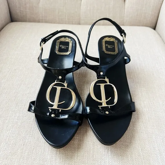 ❤️Dior CD Kitten Heel Sandals❤️