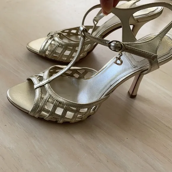 Dior Gold Heel sandals