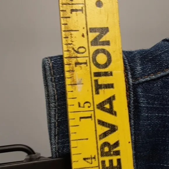 DKNY Cropped Cuffed Low Rise Jeans