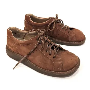 DOC MARTENS 8A58 brown leather oxford creepers loafers