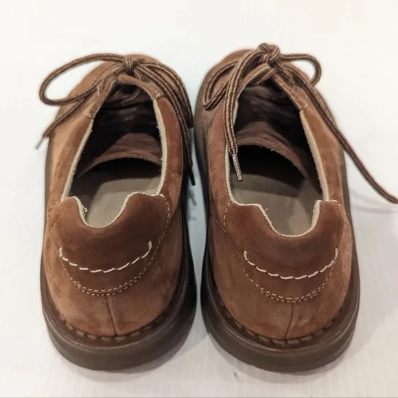 DOC MARTENS 8A58 brown leather oxford creepers loafers