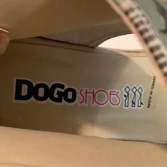 DOGO Shoes Vegan Leather Ivory Platform Coconut Palm Tree Sandal Shoe Sz 37 US 7
