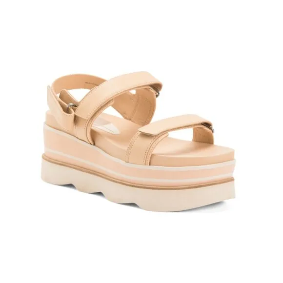 DOLCE VITA French Vanilla Izak Wedge Sandals