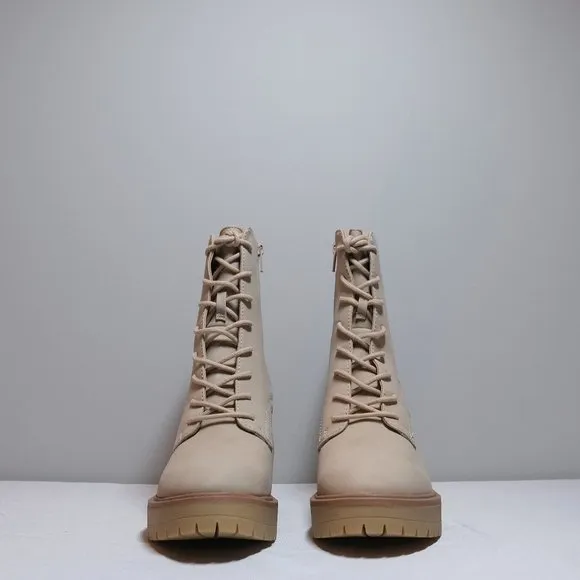 Dolce Vita Jealous Block Heel Suede Lug Boots