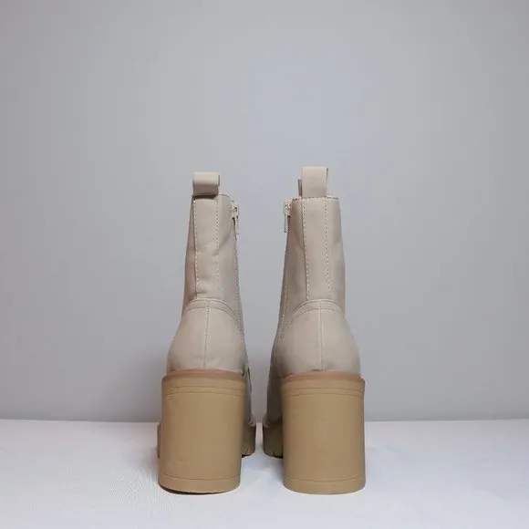 Dolce Vita Jealous Block Heel Suede Lug Boots