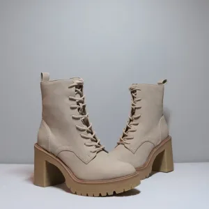 Dolce Vita Jealous Block Heel Suede Lug Boots