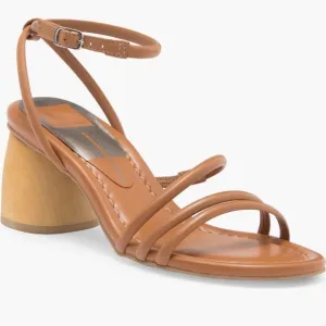 Dolce Vita Mikael Block Heel Sandals in Tan Leather Women’s Size 9.5 New in Box