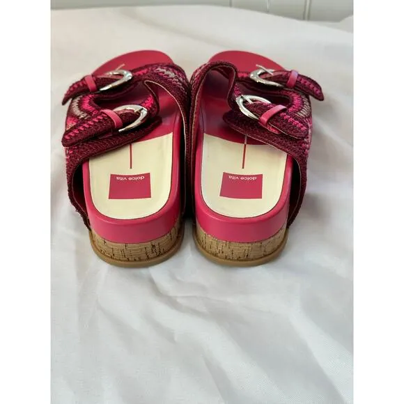 Dolce Vita Shoes Dolce Vita Ralli Wedge Sandal Knit Pink Sandal Pink Size 9