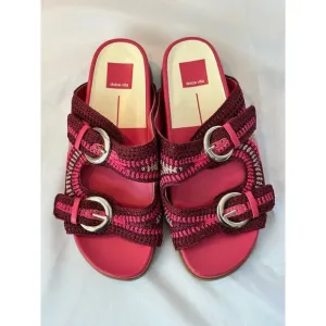 Dolce Vita Shoes Dolce Vita Ralli Wedge Sandal Knit Pink Sandal Pink Size 9