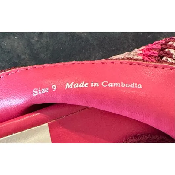 Dolce Vita Shoes Dolce Vita Ralli Wedge Sandal Knit Pink Sandal Pink Size 9