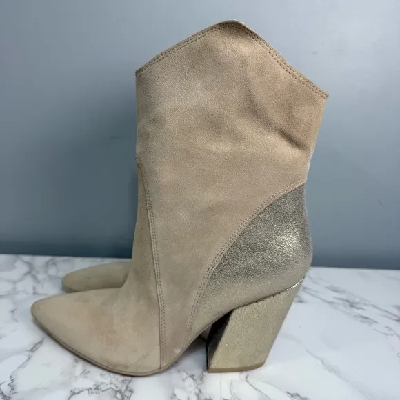 Dolce Vita Women’s Western Boots sz 6 Glam Cowboy Block Heel NEW K393