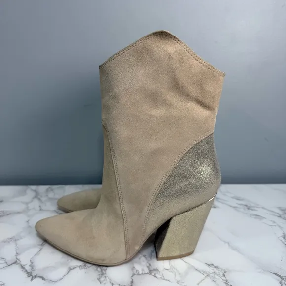 Dolce Vita Women’s Western Boots sz 6 Glam Cowboy Block Heel NEW K393