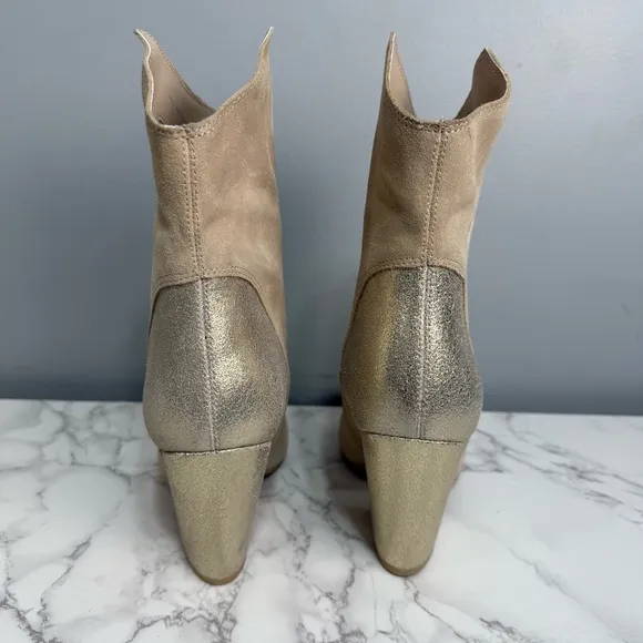 Dolce Vita Women’s Western Boots sz 6 Glam Cowboy Block Heel NEW K393