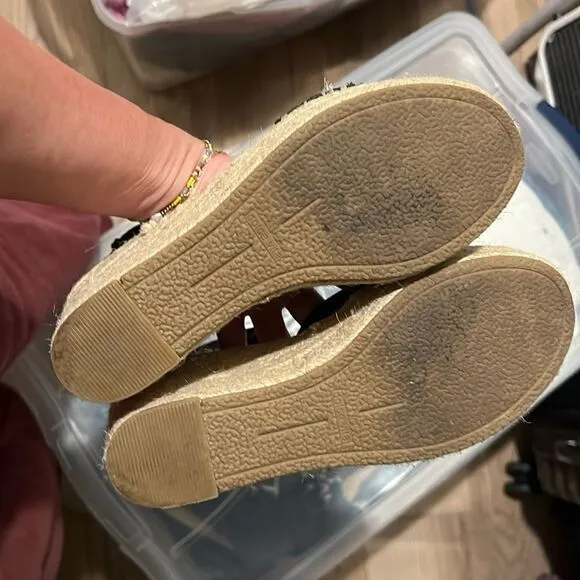 Dolce Vita espadrille wedge sandals