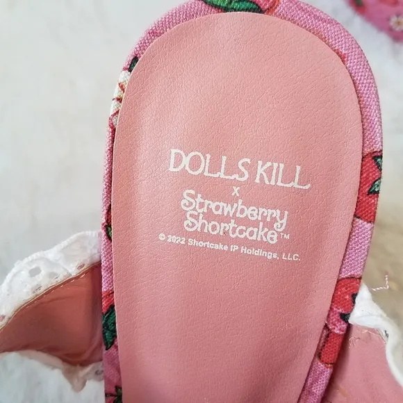 Dolls Kill X Strawberry Shortcake It's A Berry World Platform Heels
