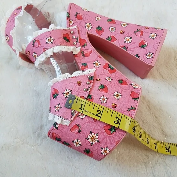 Dolls Kill X Strawberry Shortcake It's A Berry World Platform Heels