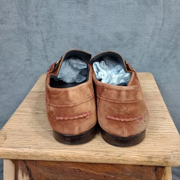 Donald J Pliner Danit Suede Loafers Men's Size 15M Shoes Tan Retail $250 RARE