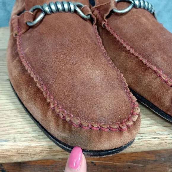 Donald J Pliner Danit Suede Loafers Men's Size 15M Shoes Tan Retail $250 RARE
