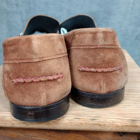 Donald J Pliner Danit Suede Loafers Men's Size 15M Shoes Tan Retail $250 RARE