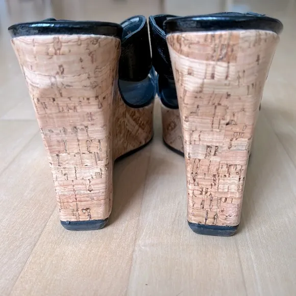 Donald J Pliner “Sim” Cork Wedge Sandals