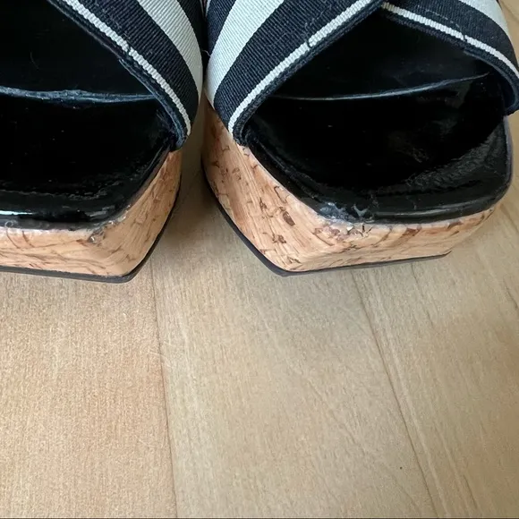 Donald J Pliner “Sim” Cork Wedge Sandals