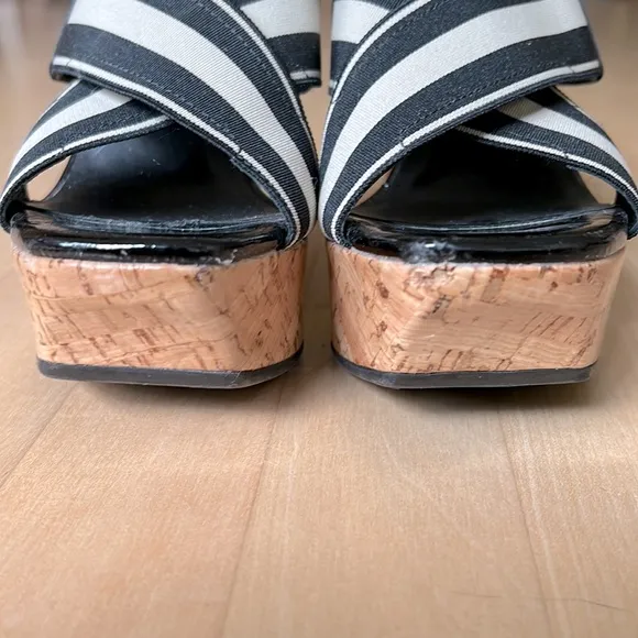 Donald J Pliner “Sim” Cork Wedge Sandals