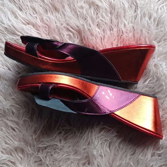 Donald J Pliner  wedge sandals