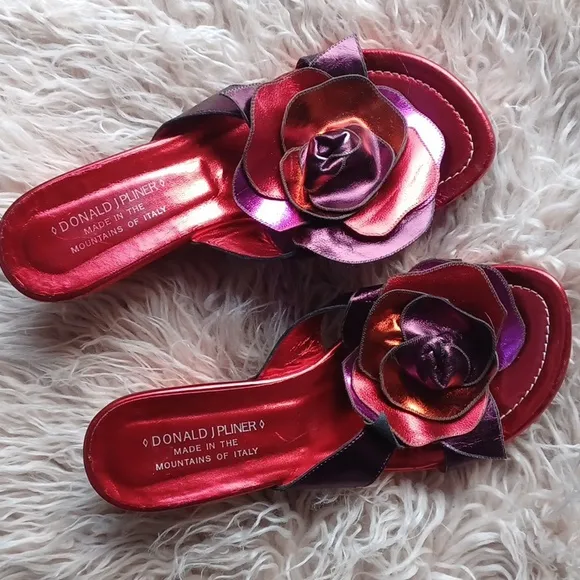 Donald J Pliner  wedge sandals