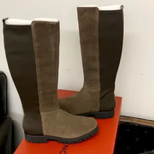 Donald J Pliner Ryker Suede Boot Dark Brown/Oily Suede SZ 7.5 NEW