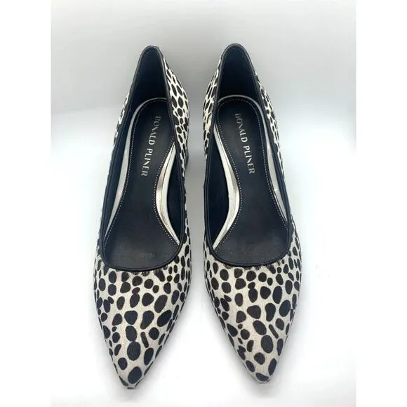 Donald Pliner - Suzette Block Heel Pump - Cheetah Hairprint - Size 8 - NIB