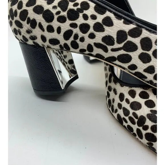 Donald Pliner - Suzette Block Heel Pump - Cheetah Hairprint - Size 8 - NIB