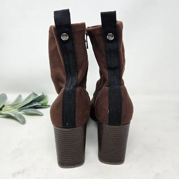DONALD PLINER Cattie Brown Heel Boots Womens Size 13