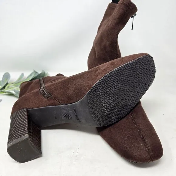 DONALD PLINER Cattie Brown Heel Boots Womens Size 13