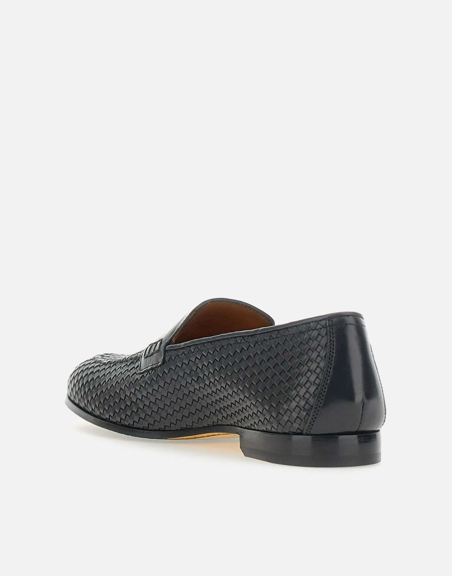 Doucals Braidy Leather Loafers i blått