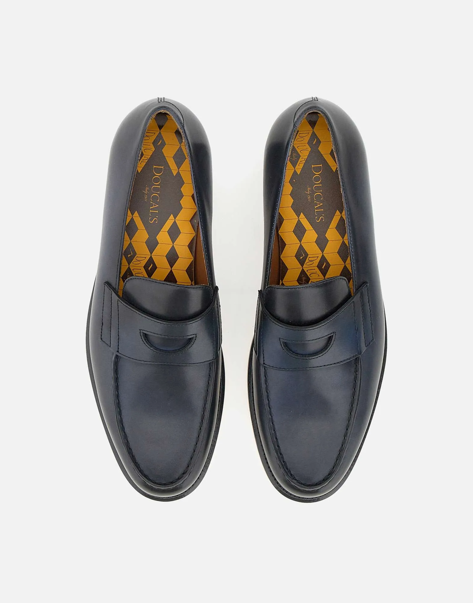 Doucals decò indigo blå loafers