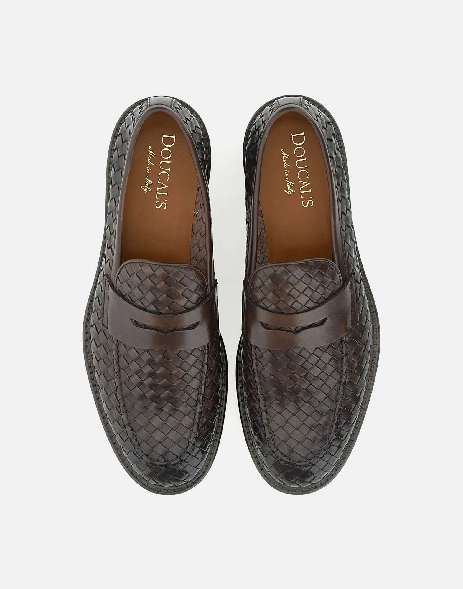 Doucals halmläder loafers