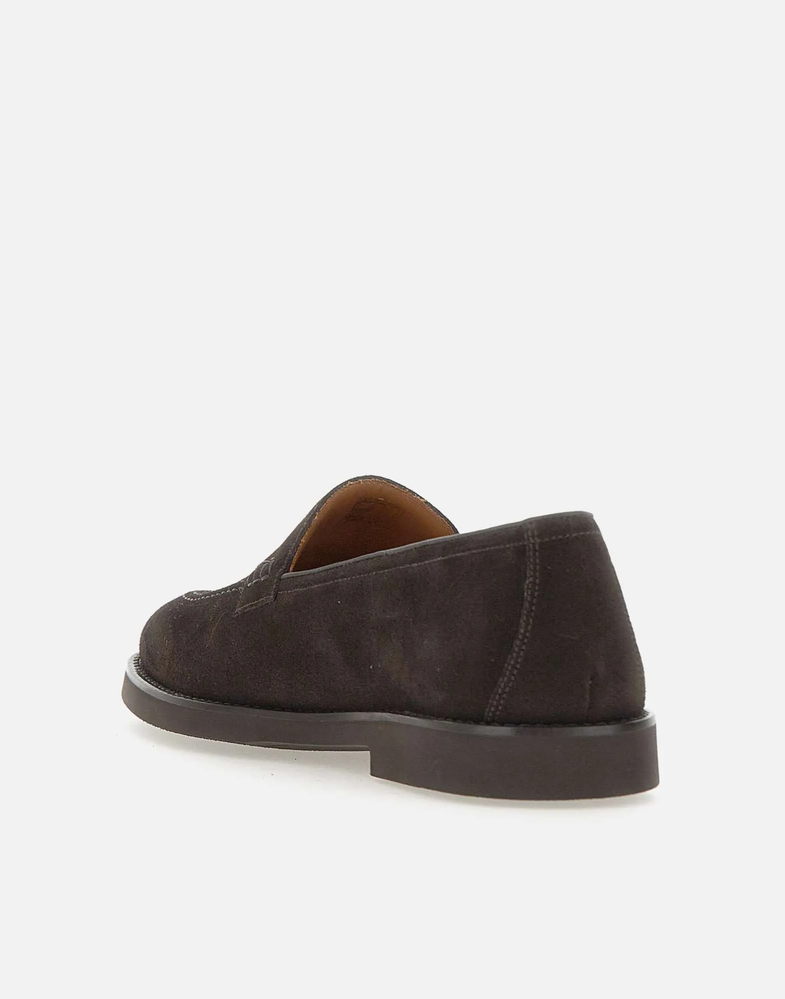 Doucals Mink Suede Loafers i Brown