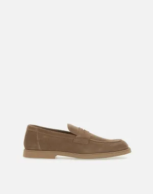Doucals Mink Suede Loafers