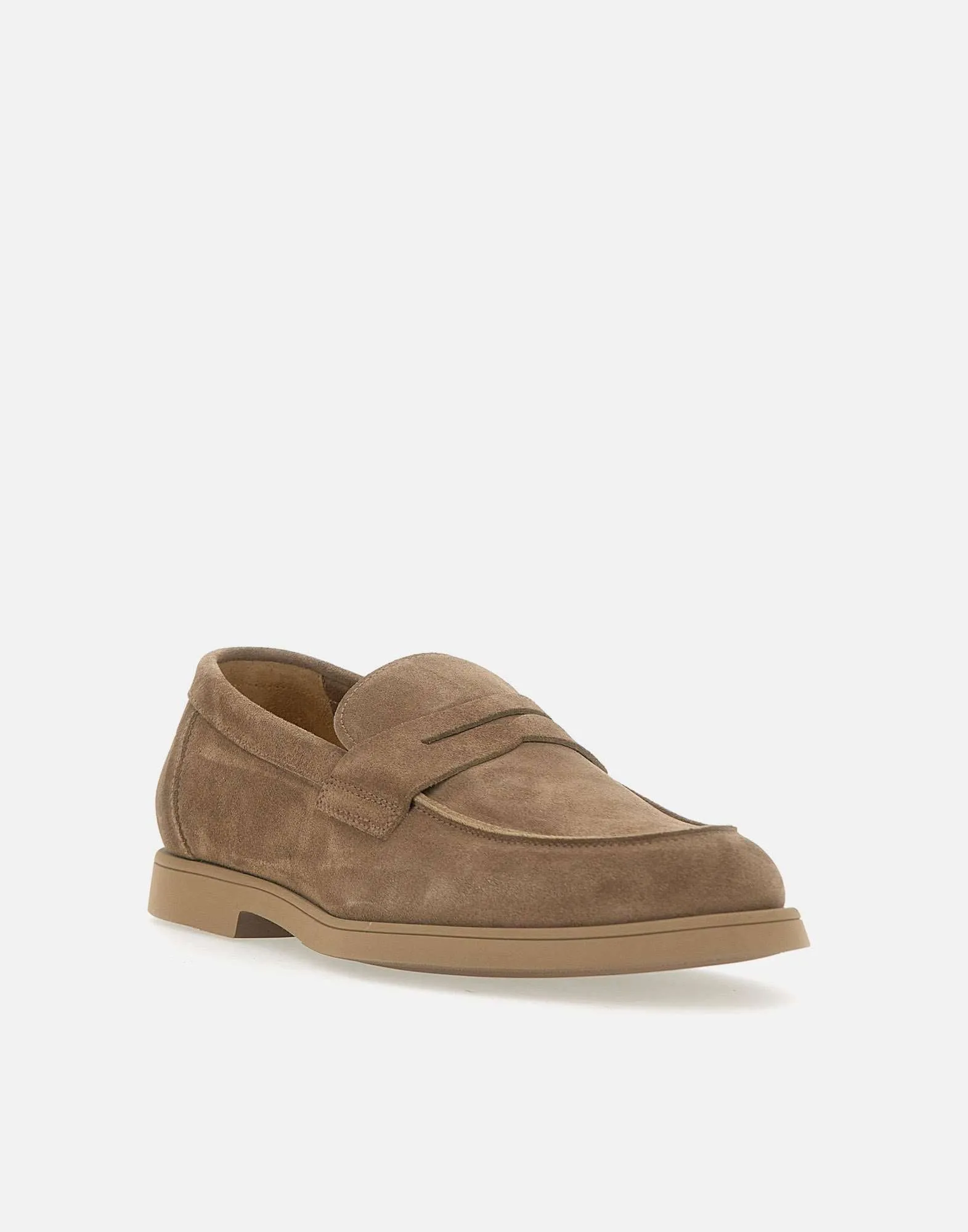 Doucals Mink Suede Loafers