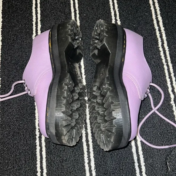 Dr. Martens 1461 II PISA LEATHER PLATFORM SHOES in Lilac